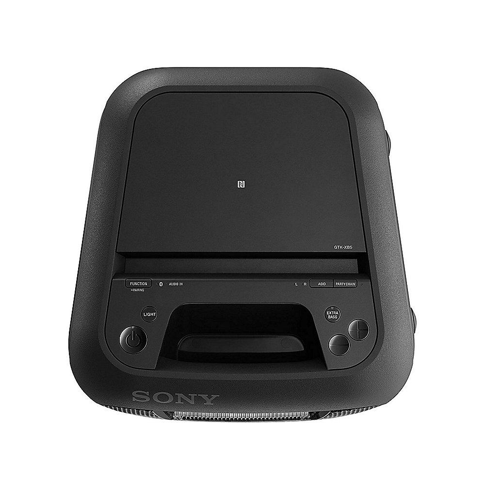 Sony GTK-XB5B One Box Party Soundsystem Bluetooth NFC schwarz, Sony, GTK-XB5B, One, Box, Party, Soundsystem, Bluetooth, NFC, schwarz