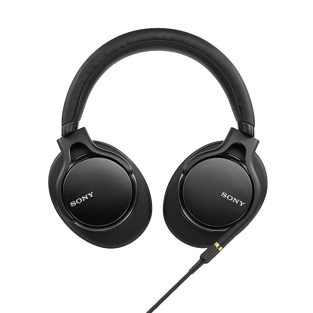 Sony MDR-1AM2 Over Ear Kopfhörer Hi-Res-Audio, faltbar, 2 Kabel, Schwarz