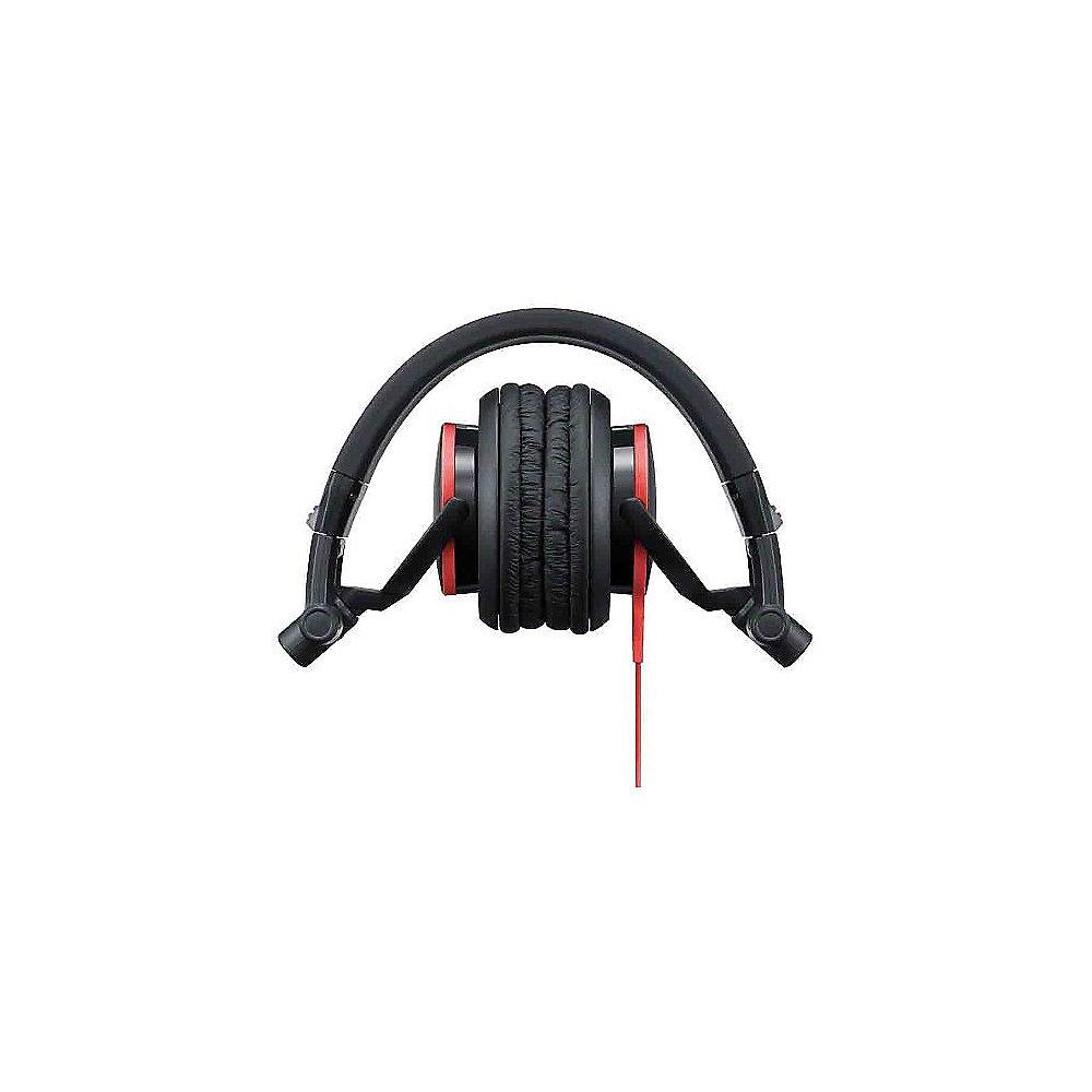 SONY MDR-V55R DJ Kopfhörer 40mm Treiber schwarz/rot
