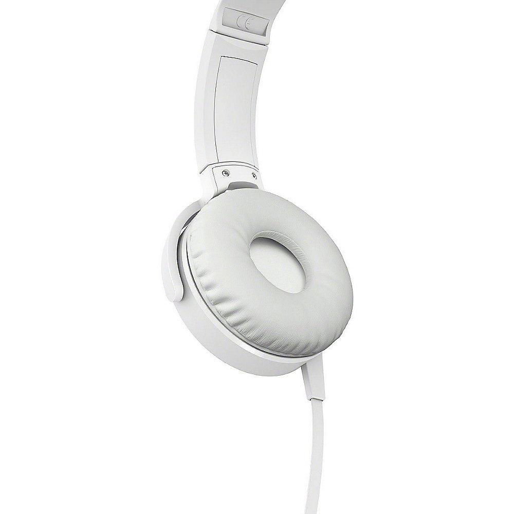 Sony MDR-XB450APB On Ear Kopfhörer Extra Bass mit Mirkofon Weiß