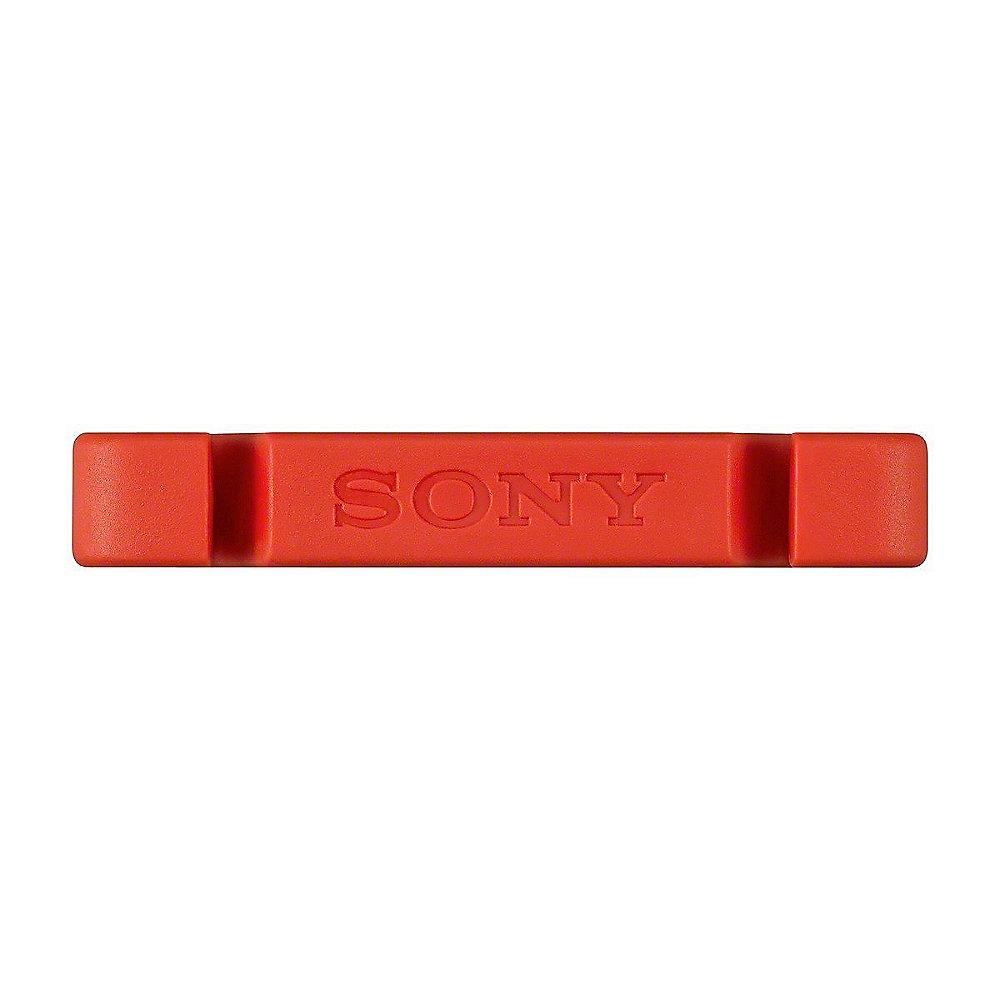Sony MDR-XB80BS In Ear Kopfhörer kabellos Bluetooth NFC Extra Bass Rot