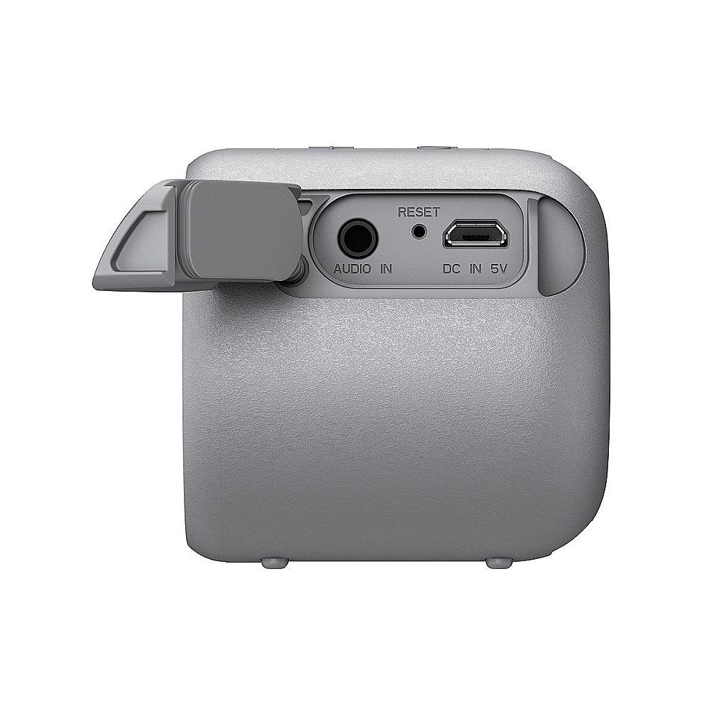 Sony SRS-XB01 tragbarer Bluetooth Lautspr. 6h Akku Spritzwassergesch. weiß