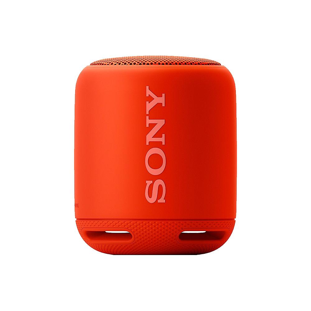 Sony SRS-XB10 tragbarer Lautsprecher (wasserabweisend, NFC, Bluetooth) rot, Sony, SRS-XB10, tragbarer, Lautsprecher, wasserabweisend, NFC, Bluetooth, rot