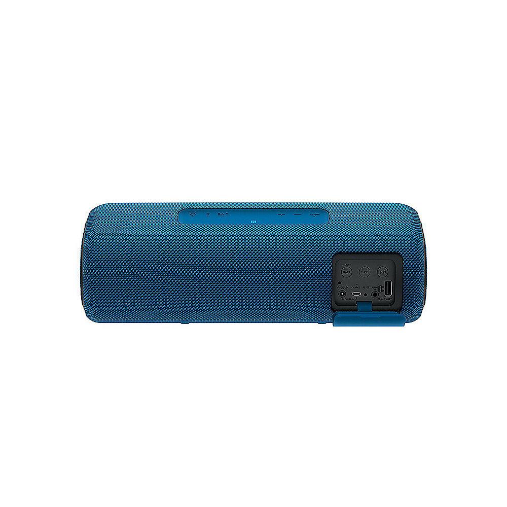 Sony SRS-XB41 tragbarer Lautsprecher (wasserabweisend, NFC, Bluetooth) blau