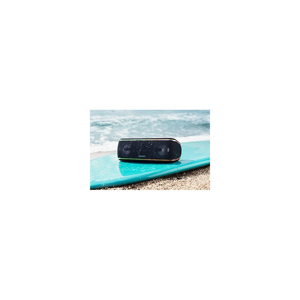 Sony SRS-XB41 tragbarer Lautsprecher (wasserabweisend, NFC, Bluetooth) schwarz, Sony, SRS-XB41, tragbarer, Lautsprecher, wasserabweisend, NFC, Bluetooth, schwarz