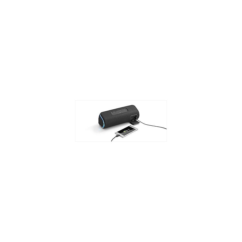 Sony SRS-XB41 tragbarer Lautsprecher (wasserabweisend, NFC, Bluetooth) schwarz, Sony, SRS-XB41, tragbarer, Lautsprecher, wasserabweisend, NFC, Bluetooth, schwarz