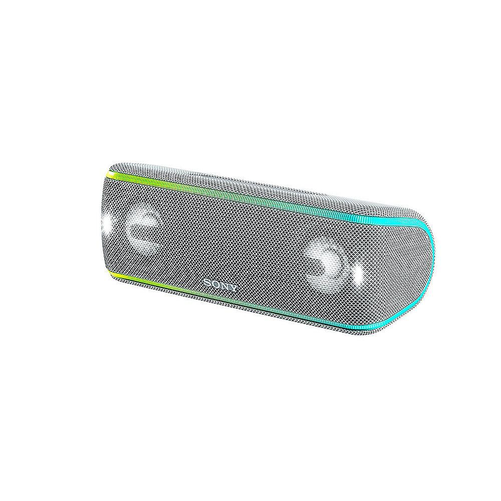 Sony SRS-XB41 tragbarer Lautsprecher (wasserabweisend, NFC, Bluetooth) weiß, Sony, SRS-XB41, tragbarer, Lautsprecher, wasserabweisend, NFC, Bluetooth, weiß