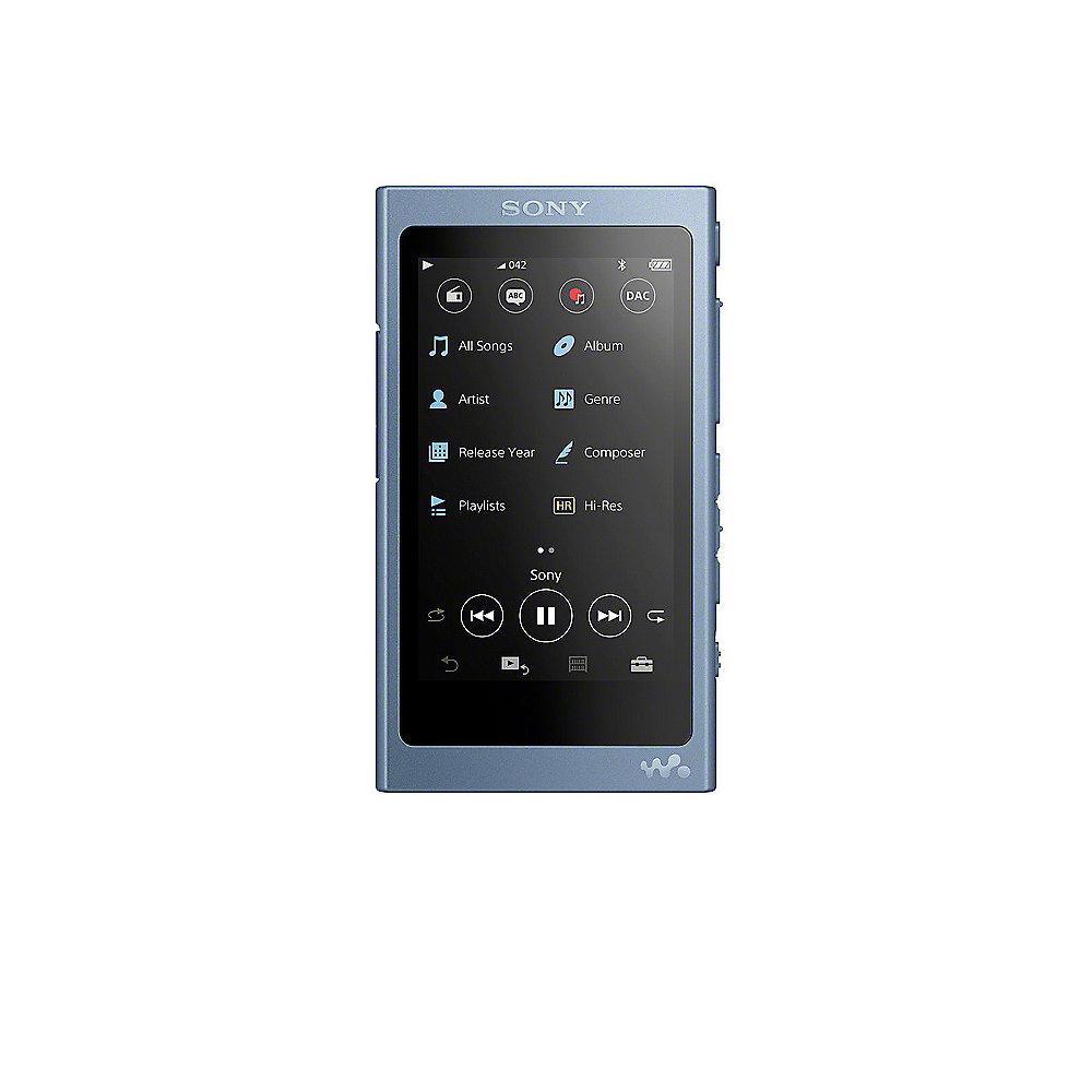 SONY Walkman NW-A45 16GB MP3 Player Bluetooth Touch Hi-Res NFC blau, SONY, Walkman, NW-A45, 16GB, MP3, Player, Bluetooth, Touch, Hi-Res, NFC, blau