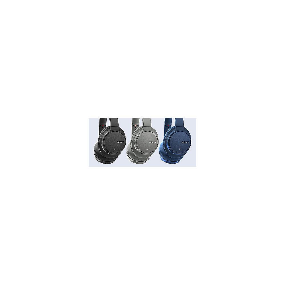 Sony WH-CH700N Over Ear Kopfhörer kabellos BT NC NFC Voice Assistent blau