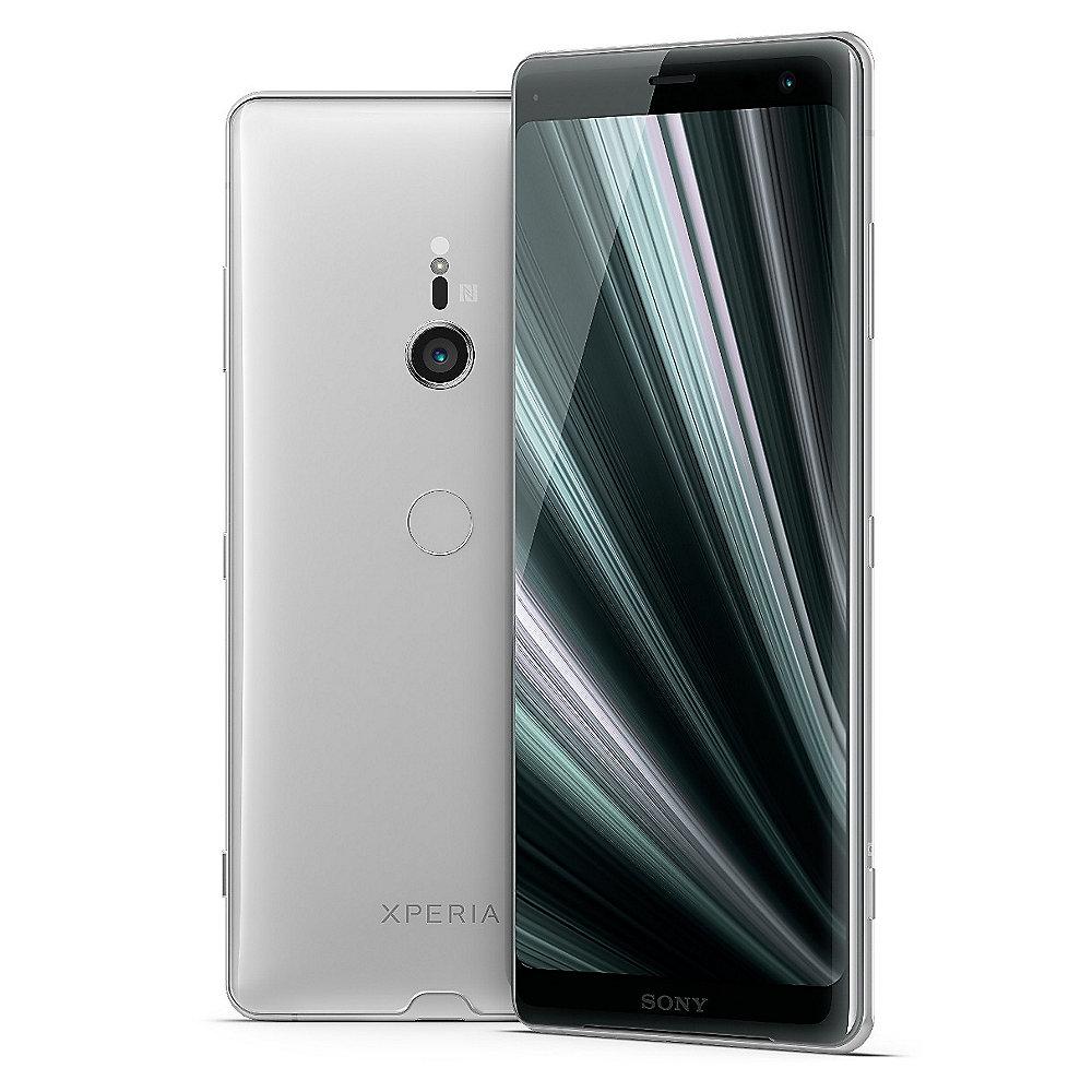 Sony Xperia XZ3 Dual-SIM white silver Android 9 Smartphone