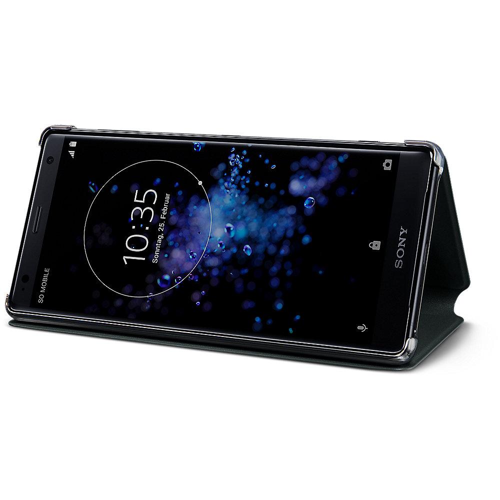 Sony XZ2 - Style Cover Stand SCSH40, Black, Sony, XZ2, Style, Cover, Stand, SCSH40, Black