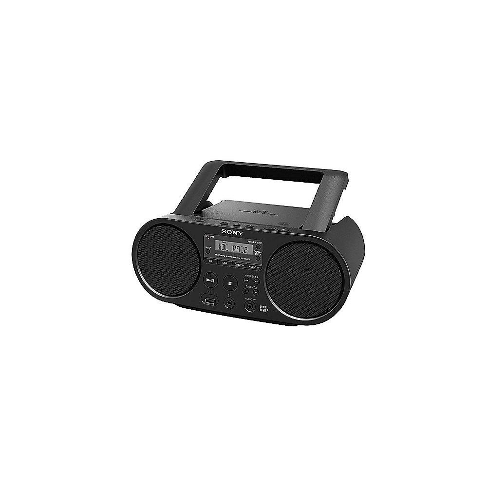 Sony ZS-PS55B CD-Boombox DAB  mit USB Schwarz