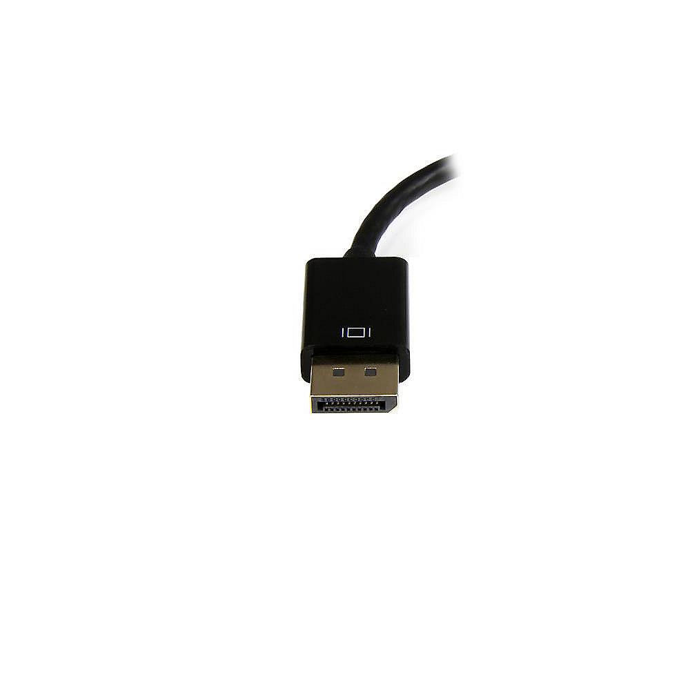Startech Displayport Adapter 0,15m DP zu HDMI 4K aktiv St./Bu. schwarz, Startech, Displayport, Adapter, 0,15m, DP, HDMI, 4K, aktiv, St./Bu., schwarz