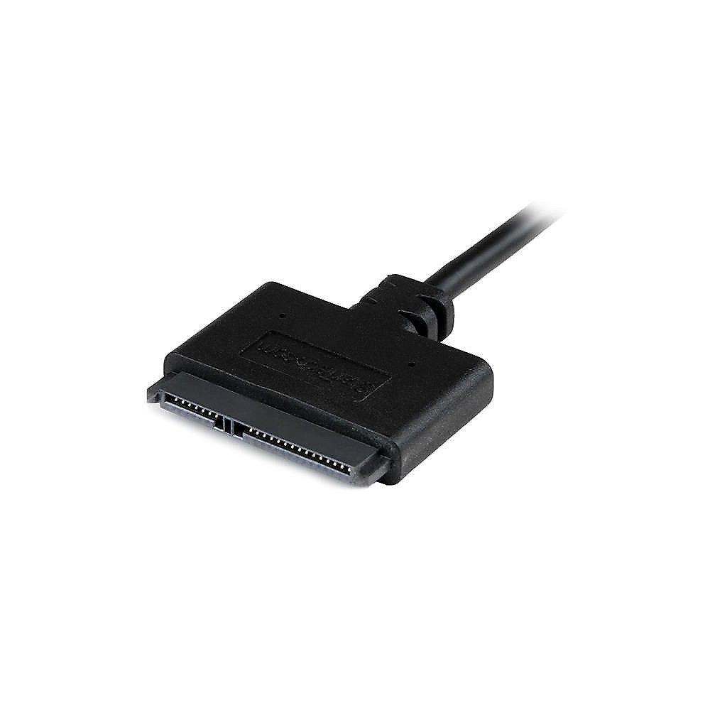 Startech USB 3.0 Adapterkabel zu 2,5" SATA III UASP SSD/HDD St./St. schwarz