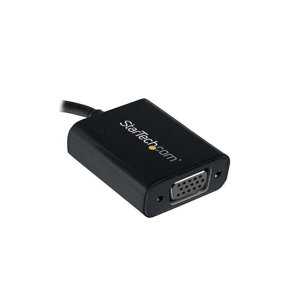 Startech USB-C zu VGA Adapter St./Bu. schwarz
