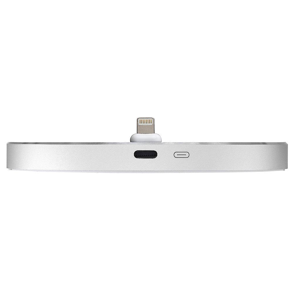 StilGut Airdock Oval iPhone Dockingstation, silber