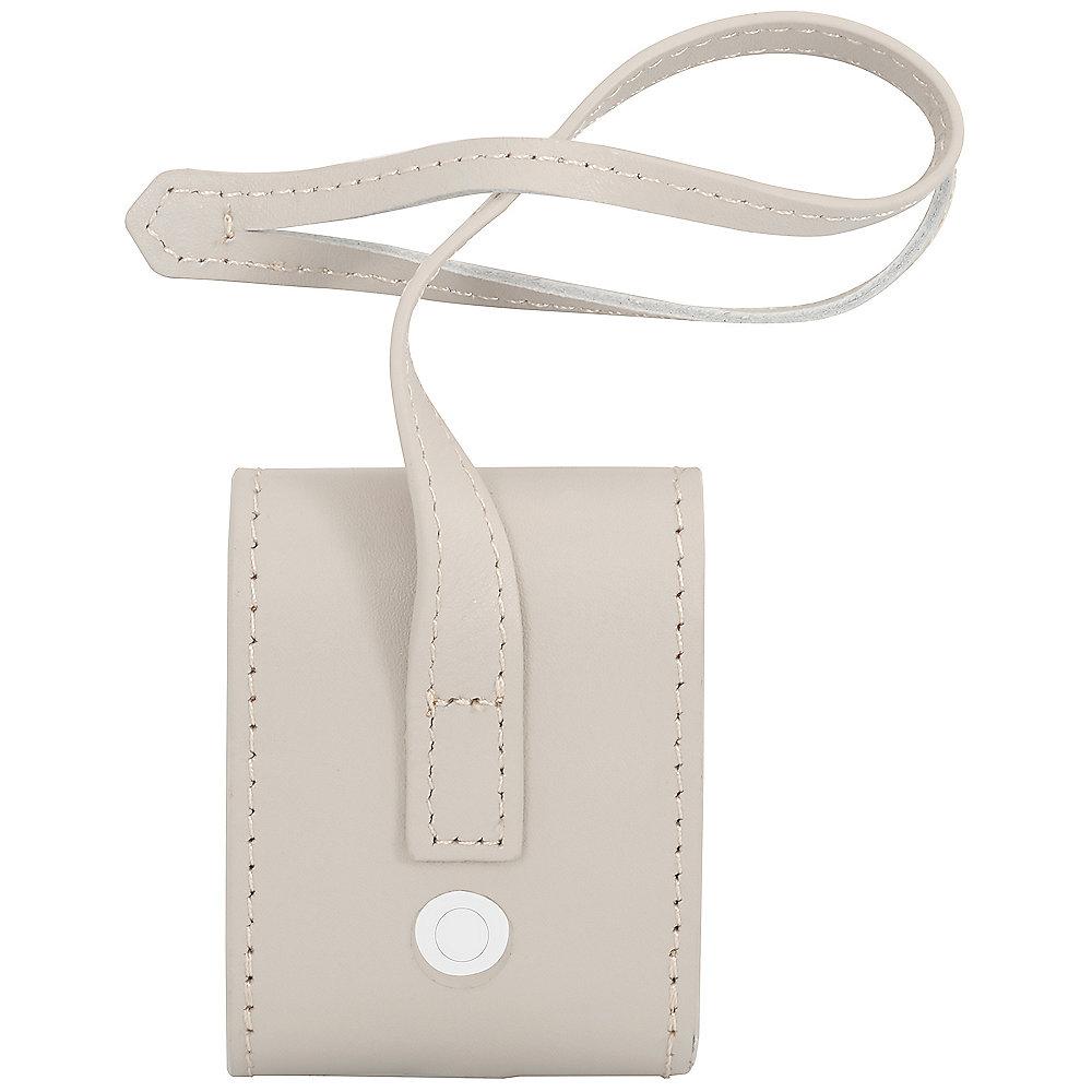 StilGut AirPod Case mit Lederband creme nappa