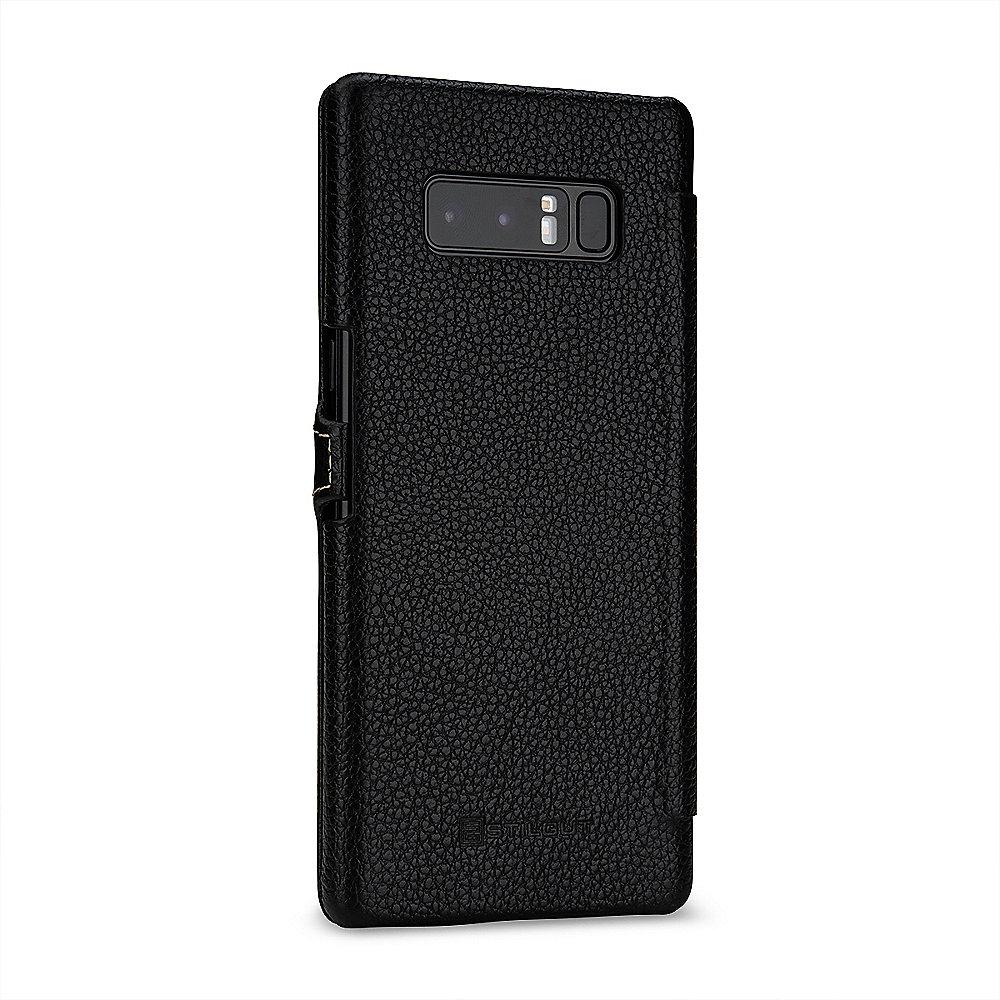 StilGut Book Type mit Clip für Samsung Galaxy Note8 schwarz