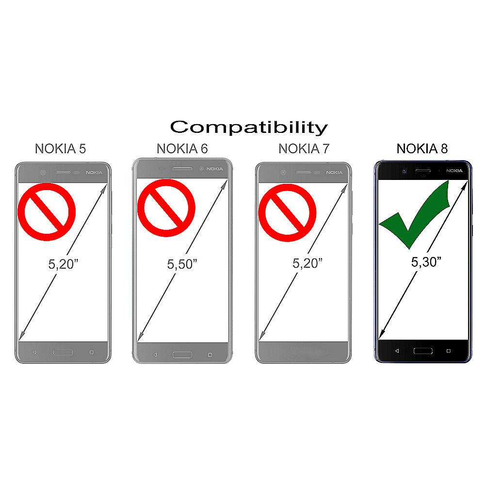 StilGut Cover für Nokia 8 transparent