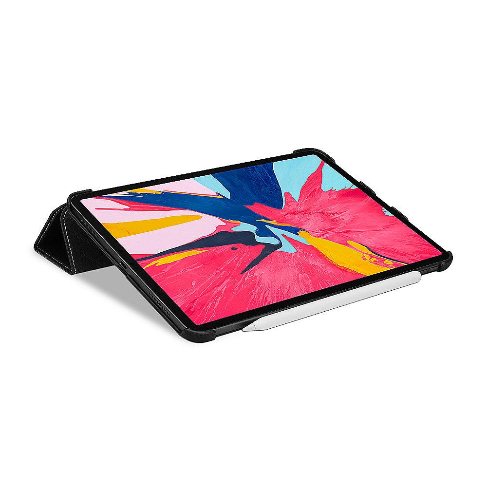 Stilgut Hülle Couverture für Apple iPad Pro 11 zoll (2018) schwarz nappa B07KBQY