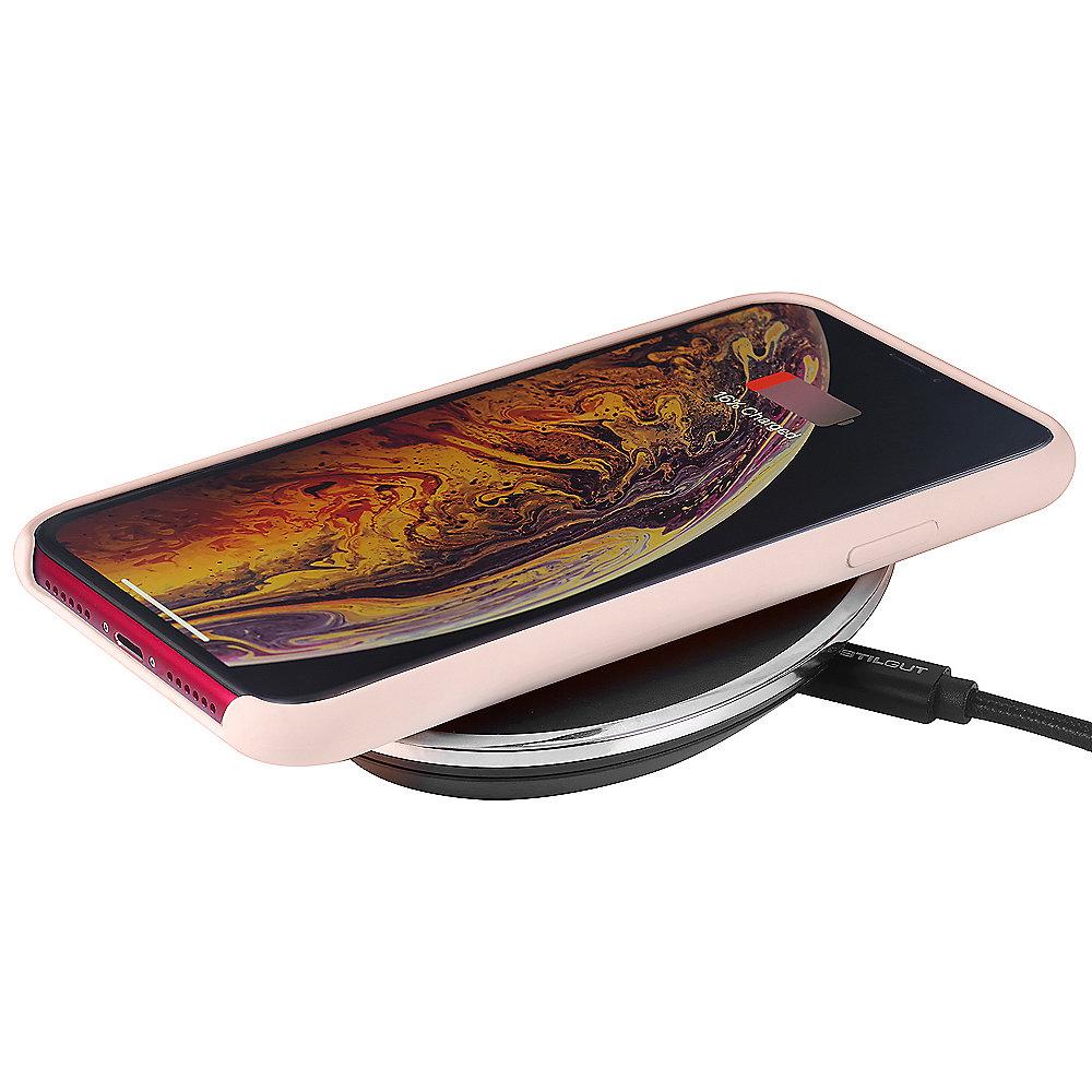 StilGut Liquid Silicon Case für Apple iPhone XR sand pink B07GYQ34P4