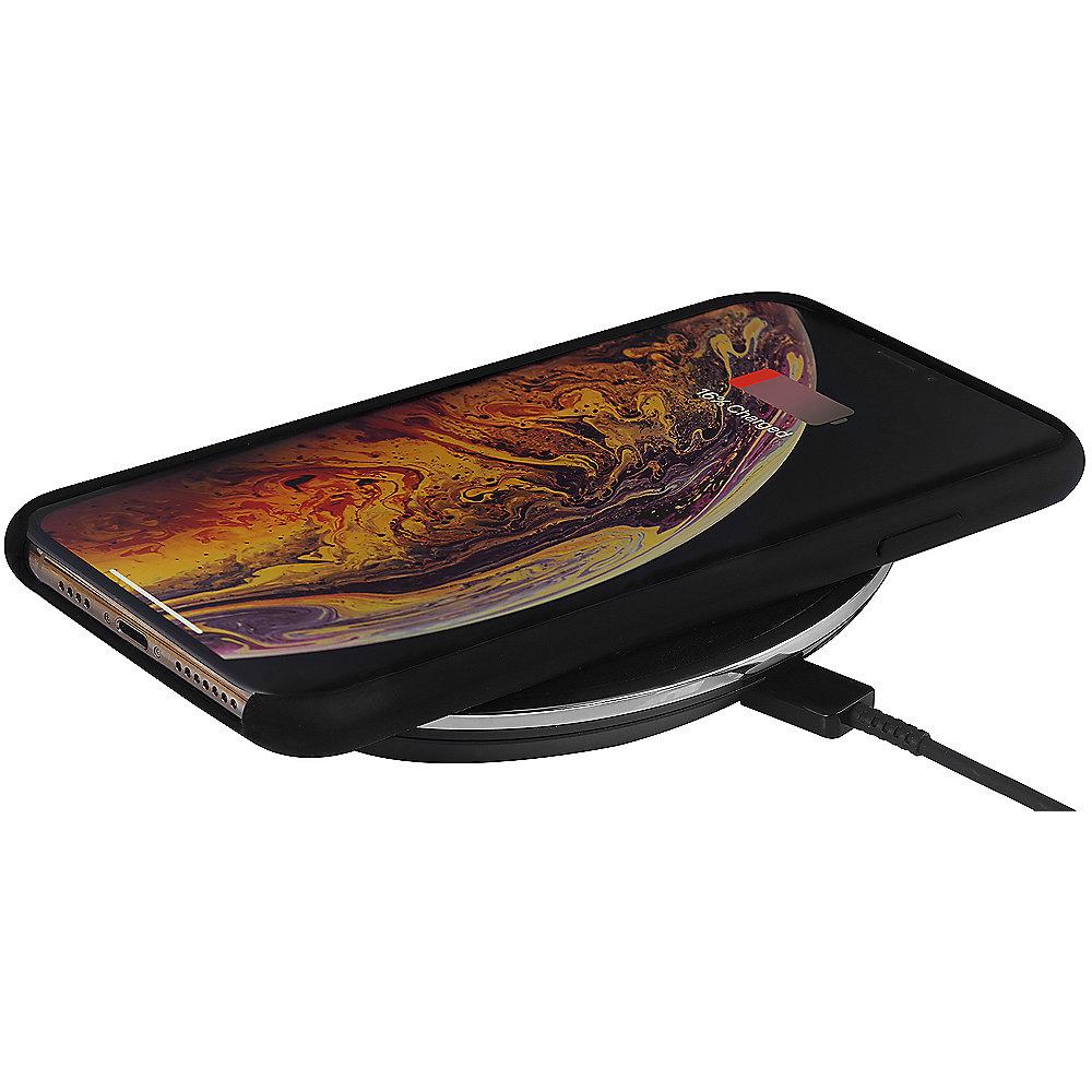 StilGut Liquid Silicon Case für Apple iPhone XS MAX schwarz B07GYN5163