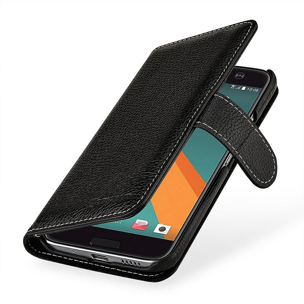 StilGut Talis Book Wallet für HTC 10 schwarz