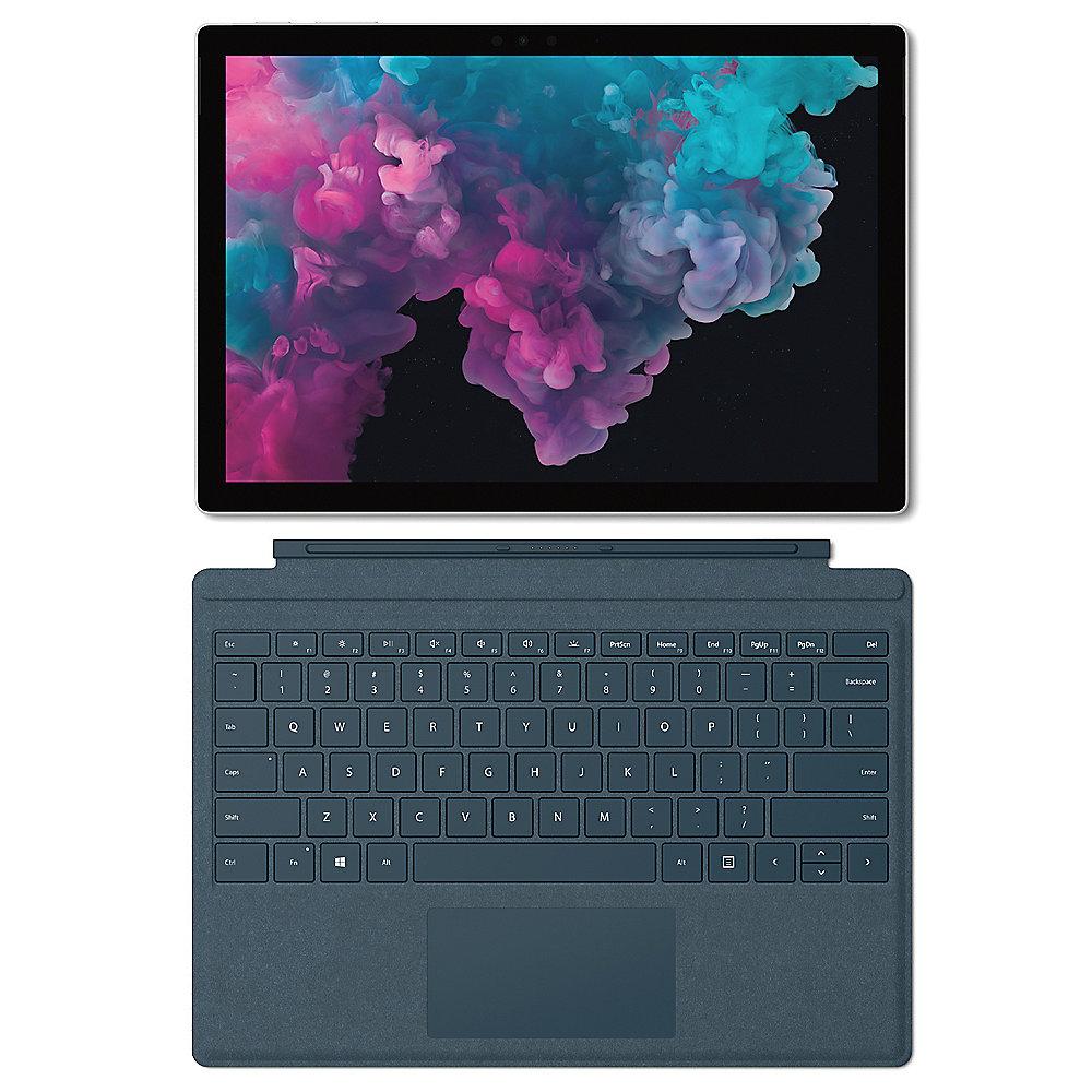 Surface Pro 6 12,3" QHD Platin i7 16GB/1TB SSD Win10 KJW-0003   TC Blau