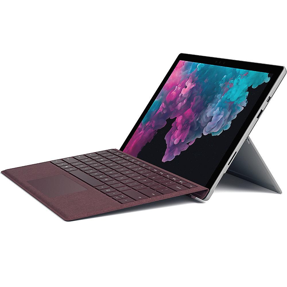 Surface Pro 6 12,3" QHD Platin i7 8GB/256GB SSD Win10 KJU-00003   TC Rot