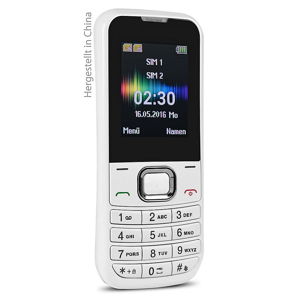 swisstone SC 230 Dual-SIM weiß GSM Mobiltelefon, swisstone, SC, 230, Dual-SIM, weiß, GSM, Mobiltelefon