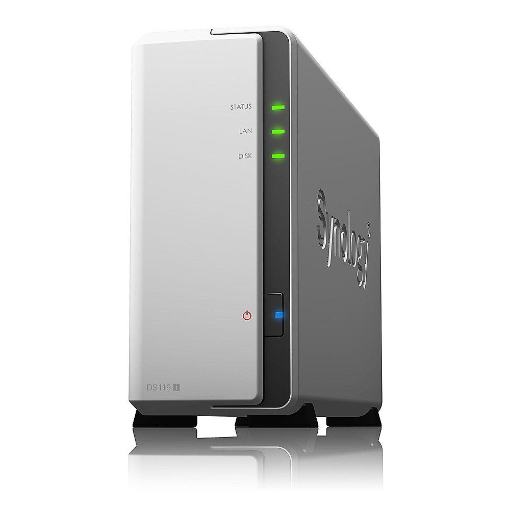 Synology DS119j NAS System 1-Bay 10TB inkl. 1x 10TB Toshiba HDWG11AUZSVA