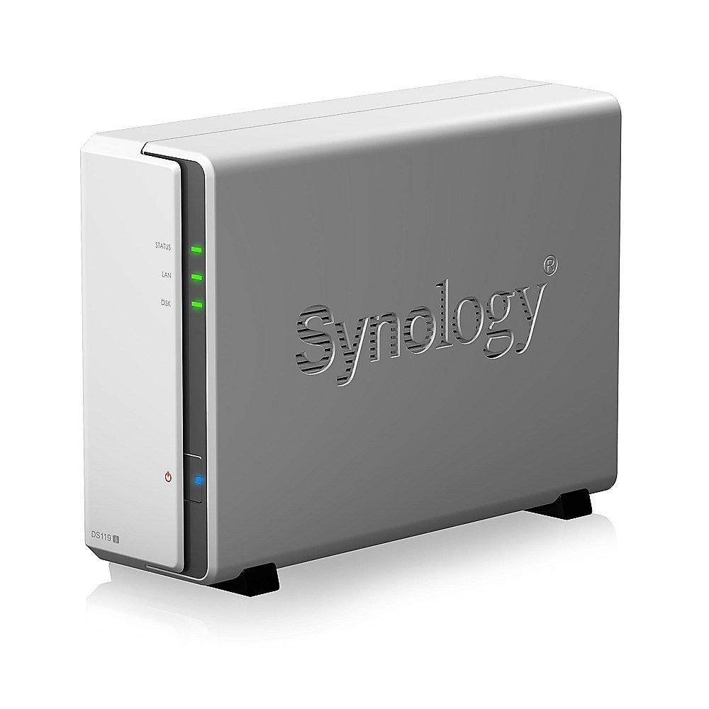 Synology DS119j NAS System 1-Bay 10TB inkl. 1x 10TB Toshiba HDWG11AUZSVA