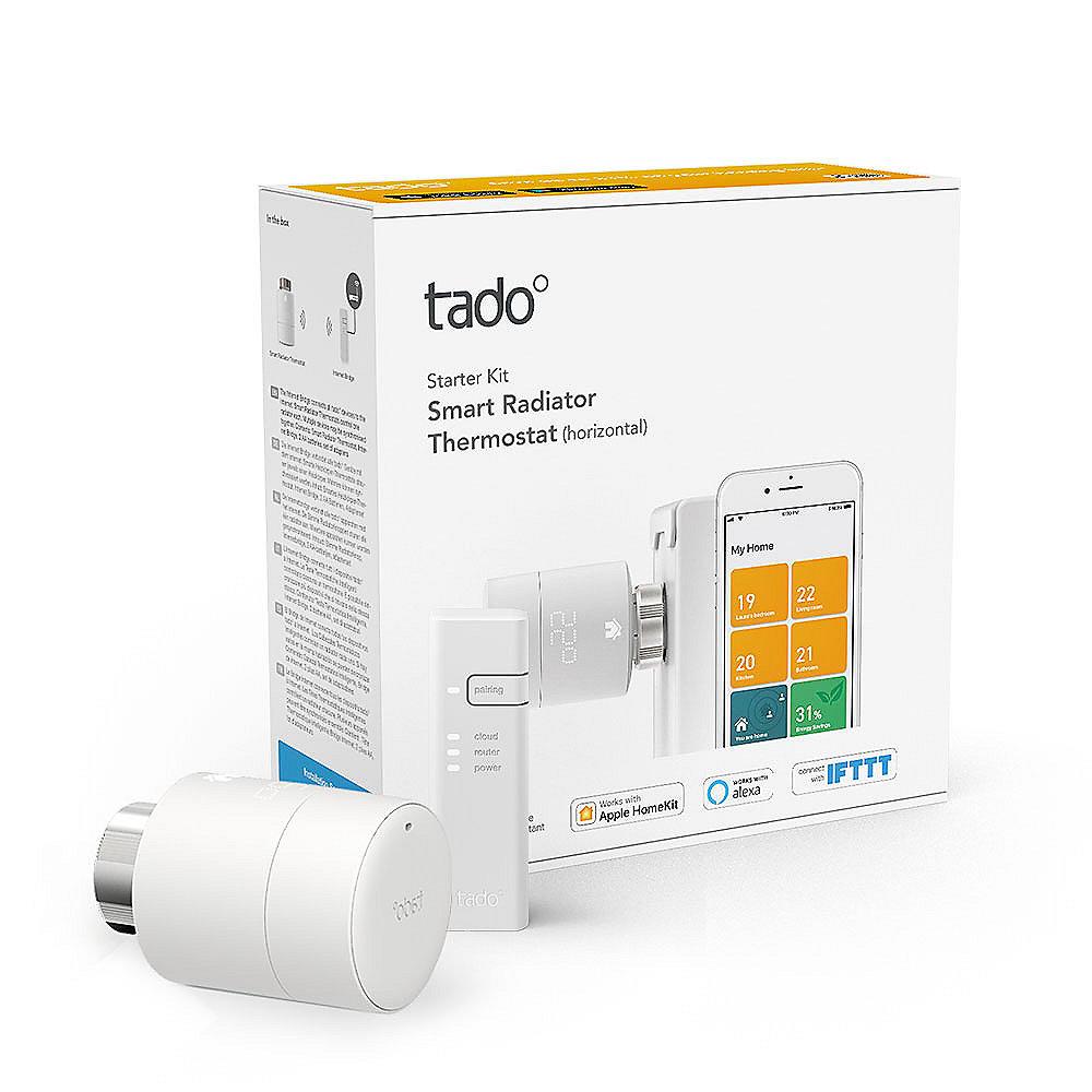 tado° Smart Radiator Thermostat - Starter Kit V3  inkl. 1 Bridge, tado°, Smart, Radiator, Thermostat, Starter, Kit, V3, inkl., 1, Bridge