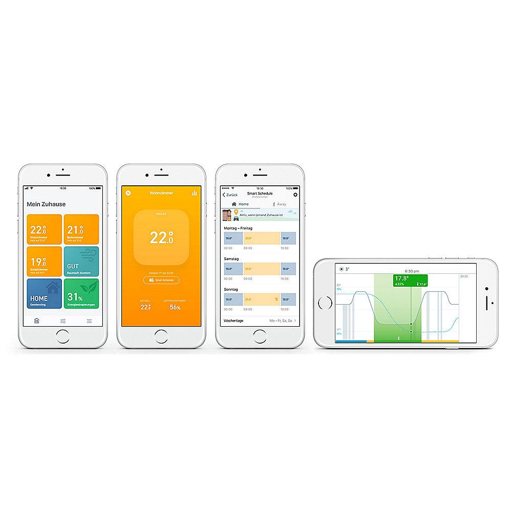 tado° Smart Radiator Thermostat - Starter Kit V3  inkl. 1 Bridge