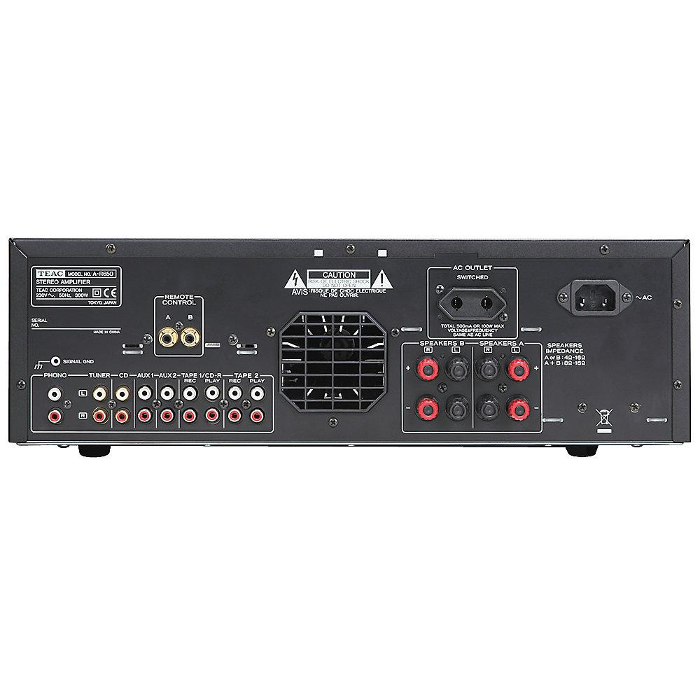 TEAC A-R650 Stereo-Vollverstärker schwarz, TEAC, A-R650, Stereo-Vollverstärker, schwarz