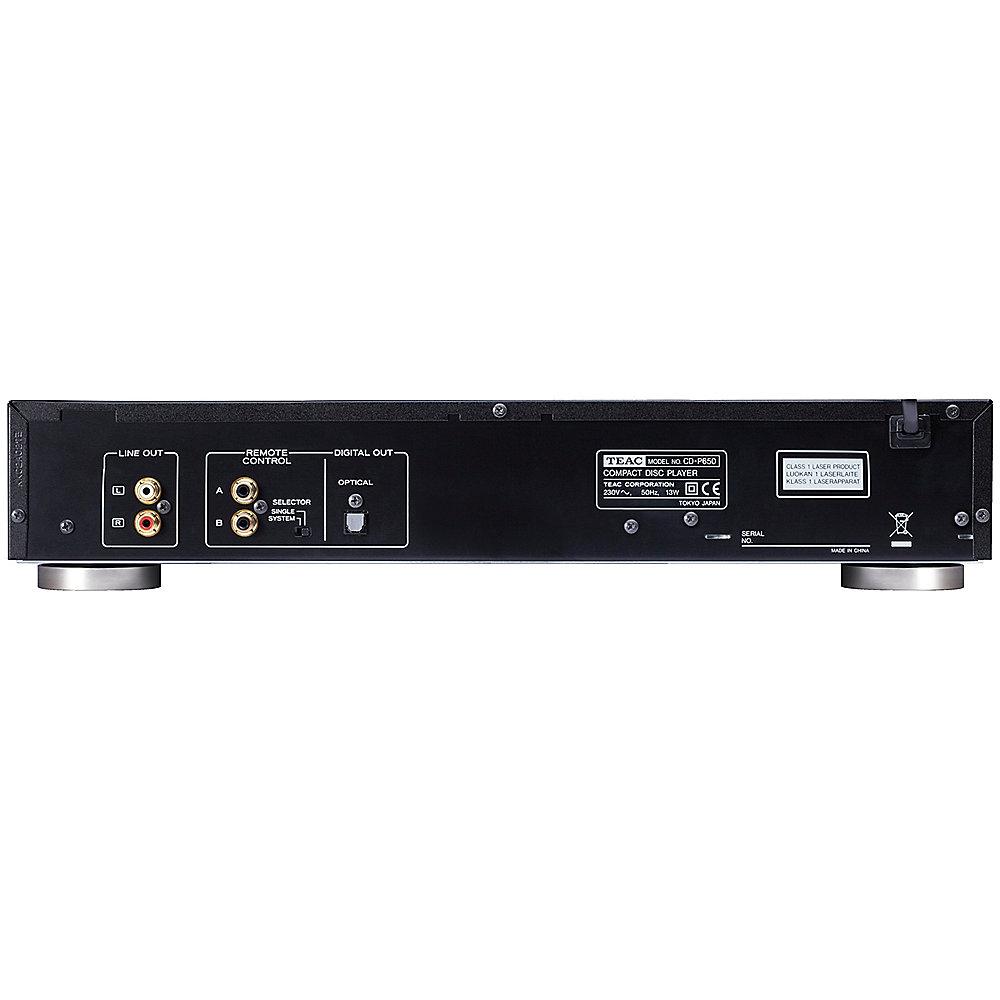 TEAC CD-P650 CD/CD-R/RW CD-Player, USB-MP3-Recorder, schwarz