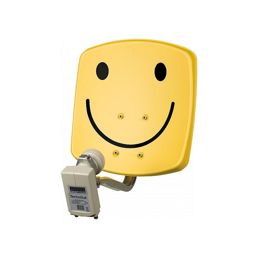 TechniSat DigiDish 33 mit Universal-Twin-LNB, gelb Smiley