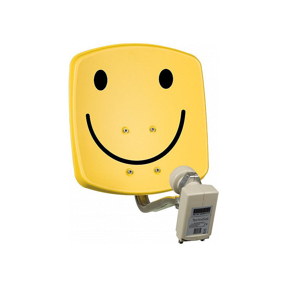 TechniSat DigiDish 33 mit Universal-V/H-LNB, gelb Smiley