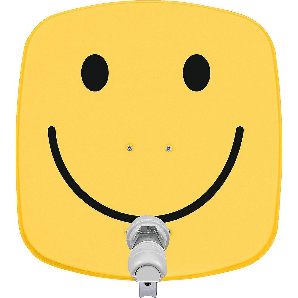 TechniSat DigiDish 45 smiley-gelb mit Universal V/H-LNB