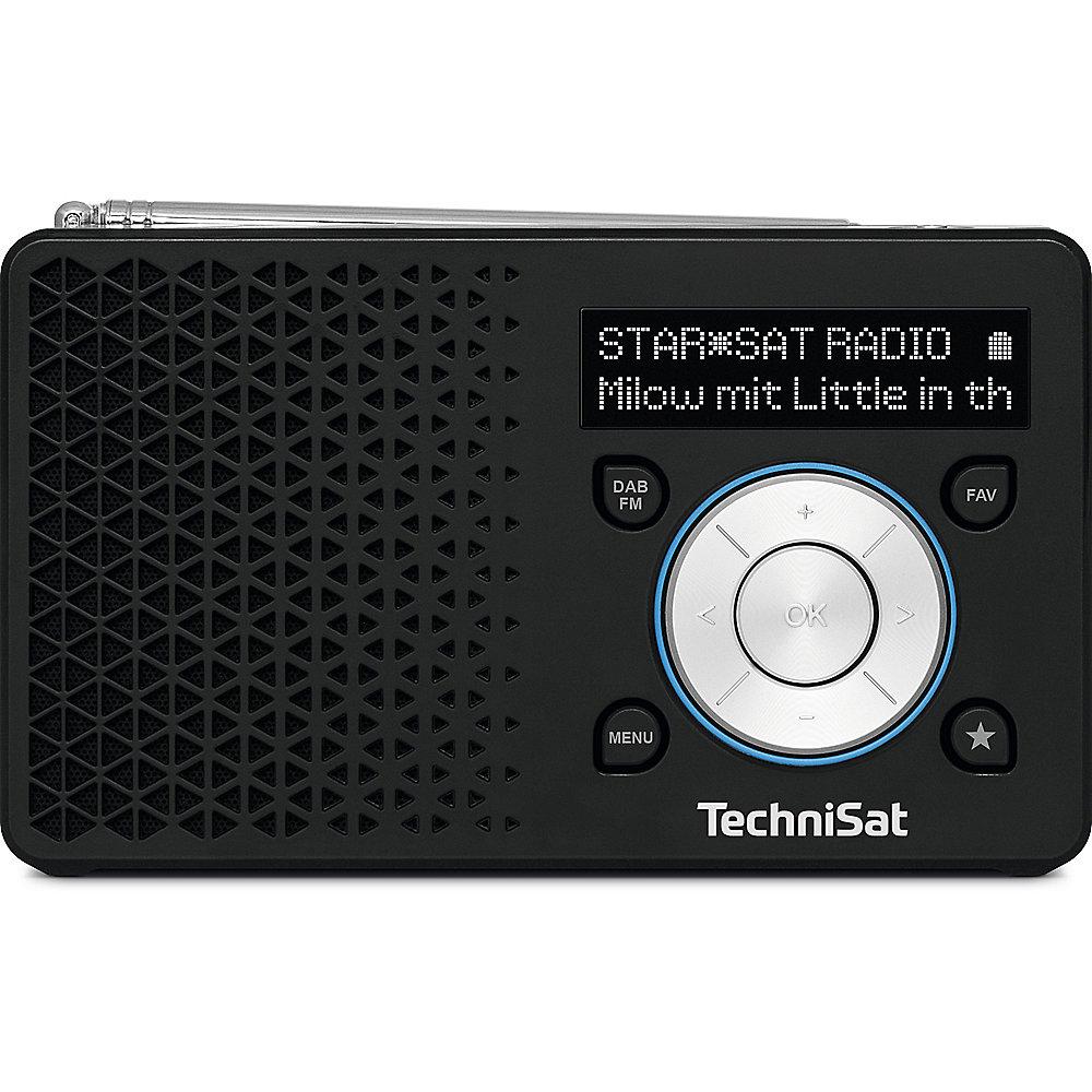 TechniSat DIGITRADIO 1, schwarz/silber UKW/DAB  mit Akku Netzteil, TechniSat, DIGITRADIO, 1, schwarz/silber, UKW/DAB, Akku, Netzteil