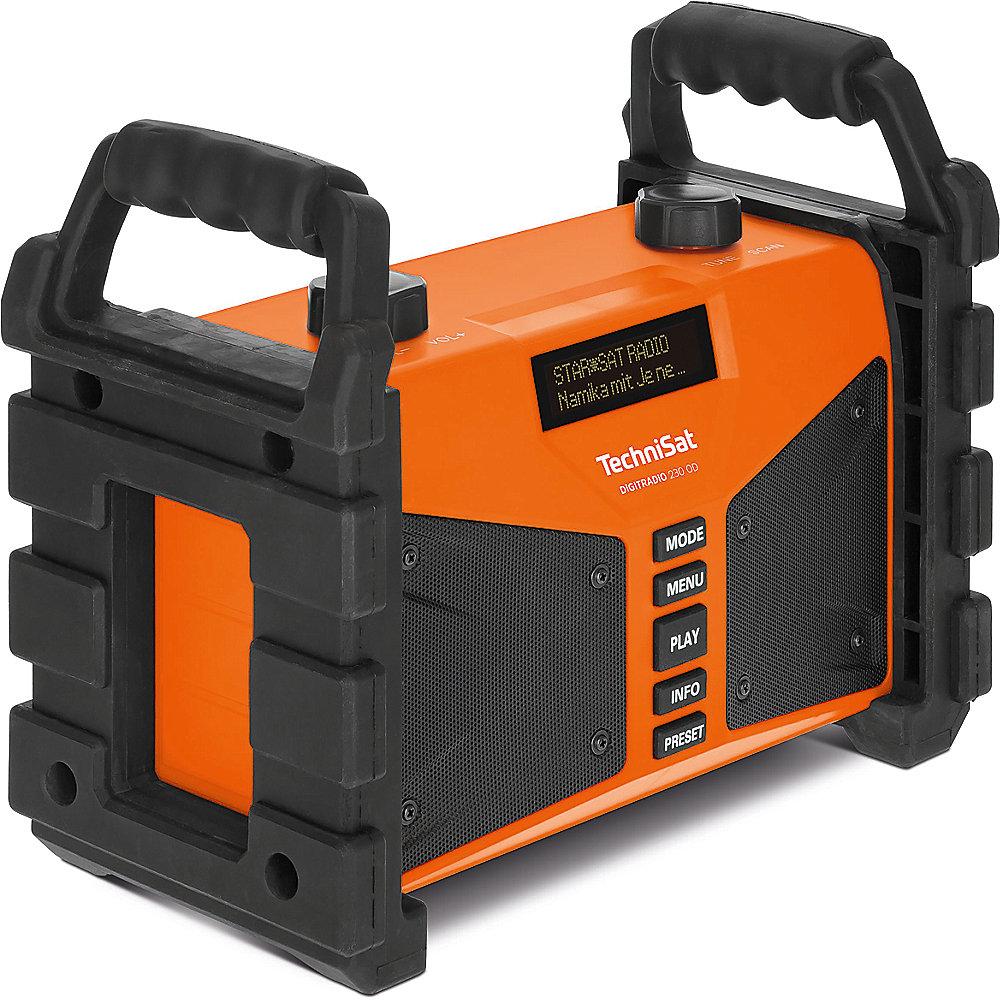 TechniSat DIGITRADIO 230 OD orange UKW/DAB  Radio IP65, TechniSat, DIGITRADIO, 230, OD, orange, UKW/DAB, Radio, IP65