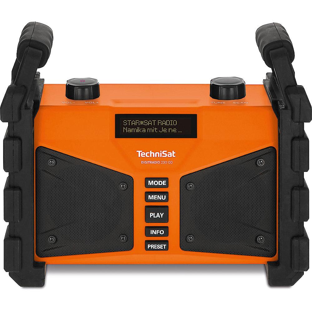 TechniSat DIGITRADIO 230 OD orange UKW/DAB  Radio IP65, TechniSat, DIGITRADIO, 230, OD, orange, UKW/DAB, Radio, IP65