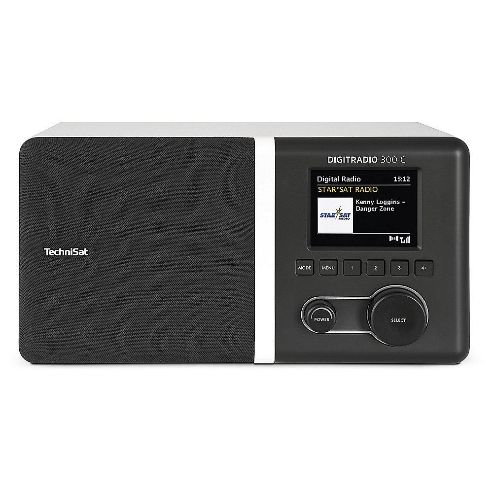 TechniSat DIGITRADIO 300 C DAB /UKW Radio, weiß, mit Timer, TechniSat, DIGITRADIO, 300, C, DAB, /UKW, Radio, weiß, Timer