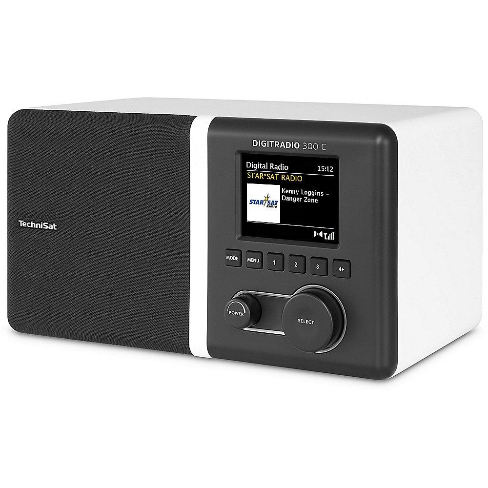 TechniSat DIGITRADIO 300 C DAB /UKW Radio, weiß, mit Timer, TechniSat, DIGITRADIO, 300, C, DAB, /UKW, Radio, weiß, Timer