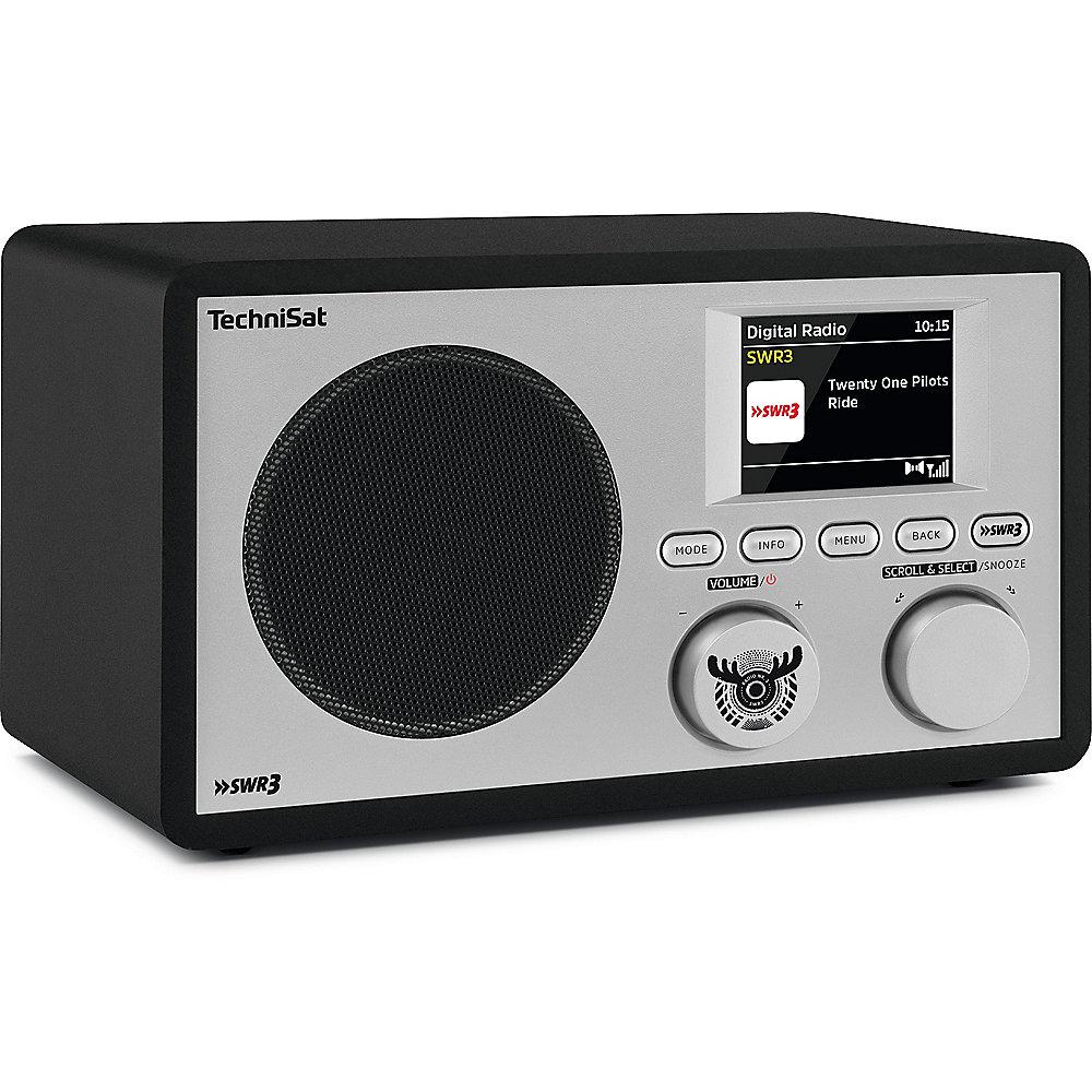 TechniSat DIGITRADIO 303 SWR3-Edition WLAN/DAB /UKW Radio, schwarz, mit Timer