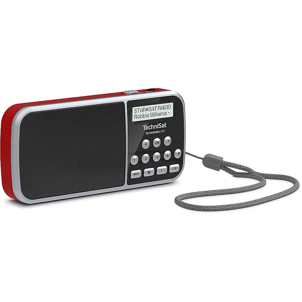 TechniSat DIGITRADIO RDR, rot UKW/DAB  USB mit Akku Netzteil, TechniSat, DIGITRADIO, RDR, rot, UKW/DAB, USB, Akku, Netzteil