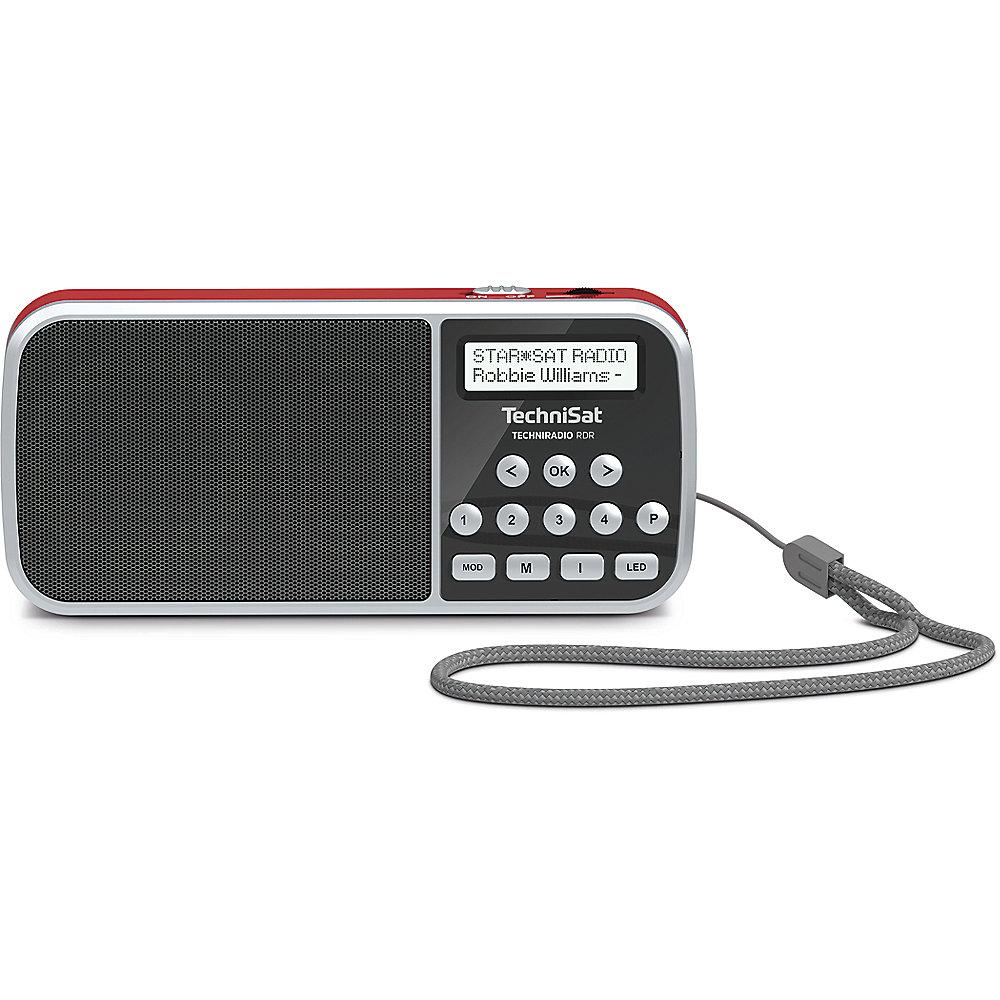 TechniSat DIGITRADIO RDR, rot UKW/DAB  USB mit Akku Netzteil, TechniSat, DIGITRADIO, RDR, rot, UKW/DAB, USB, Akku, Netzteil