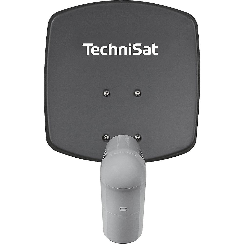 TechniSat SATMAN 33, UNYSAT-Twin-LNB, grau, DigitalSat-Antenne