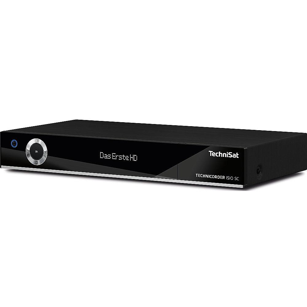 TechniSat TECHNICORDER ISIO SC, schwarz HDTV-Sat/Kabel-Receiver Doppel-QuadTuner