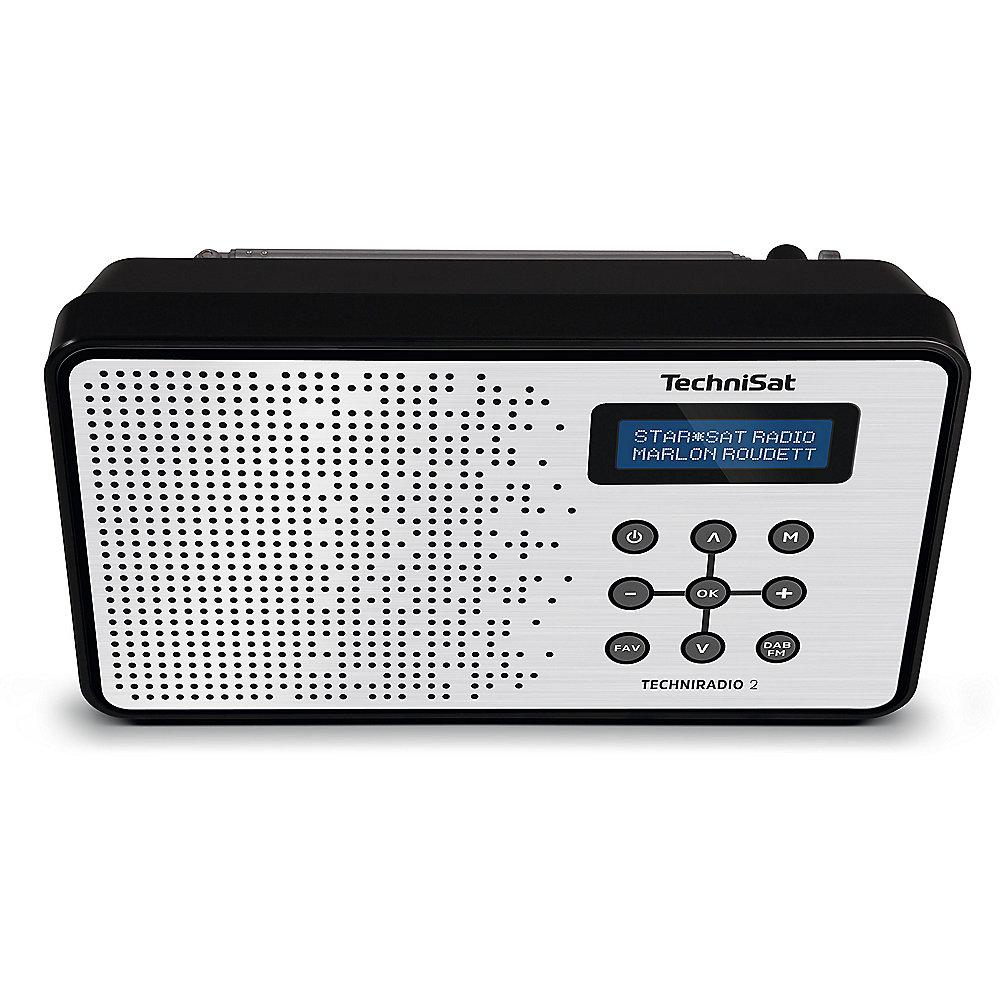 TechniSat TECHNIRADIO 2, schwarz/silber UKW/DAB